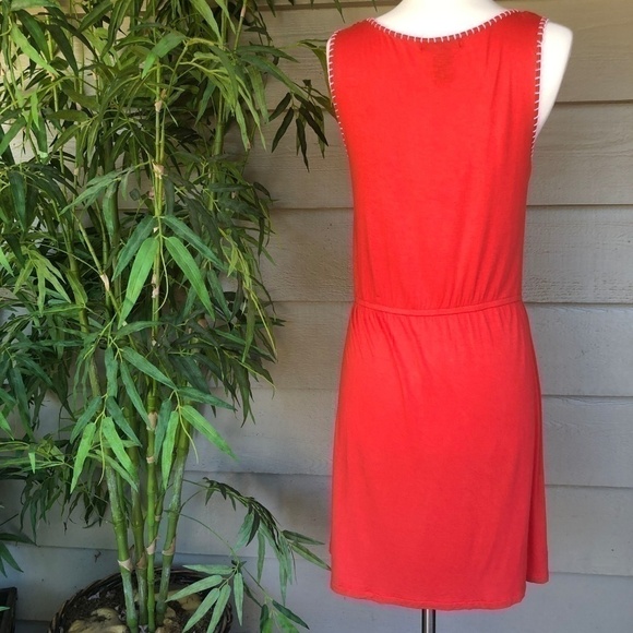 🎉Design History Coral Embroidered Dress - Picture 3 of 6